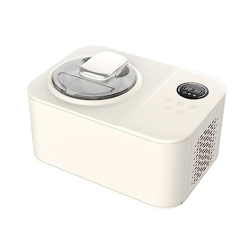 Heladera Máquina de Helados for el hogar, pequeña máquina de paletas de Cono de refrigeración automática, Pantalla LCD de 1200ML de Gran Capacidad Hacer Helado