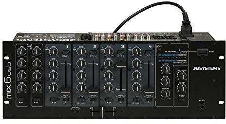 Comprar JB SYSTEMS MIX6USB MESA MEZCLAS 6 CANALES | Profesional DJ