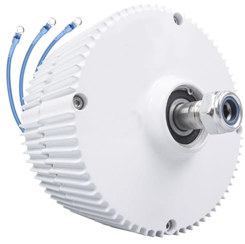 KX-ENERGIE Permanentmagnet-Generator 800 W, dreiphasige Lichtmaschine 12 V 24 V 48 V Permanentmagnet-Generator ohne Getriebe für horizontale Windturbinen
