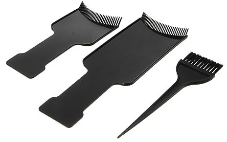 HAPINARY 3pcs Professional Hair Coloring Brush Hair Dye Tool Kit Highlighting Board Dyeing Tools for Salon and Home Use