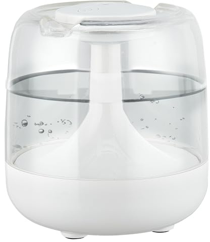 Humidifiers, 650ML Humidifier for Bedroom with Colorful Night Light, Quiet Humidifiers for Home and Plants, USB Desktop Humidifier Waterless Auto Shut-Off for Home Baby Bedroom Office Travel (White)