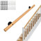 Holz-Treppe für Innentreppen, Wandhalterung, Treppe, 152 cm