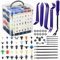 Uolor 1565PCS Universal Car Trim Clips & Fasteners Kit - Heavy-Duty Nylon Retainer Clips for Bumper, Door Panel, Fender, Splash Shield | Includes Removal Tools & Storage Box