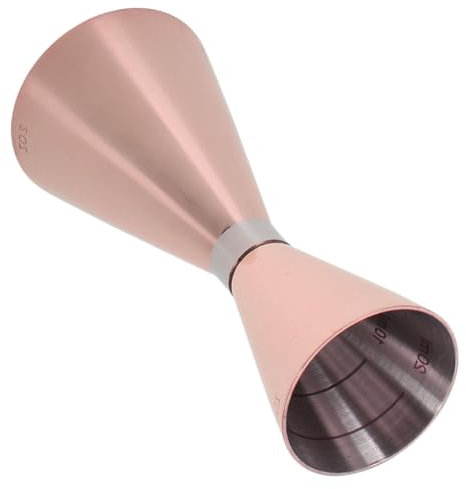Gatuida Taza Medidora De Anillo De Engrosada Vaso Medidor De Tragos Medidor De Jigger Herramienta De Medición Para Cócteles Para Barman Con Marcas Interiores