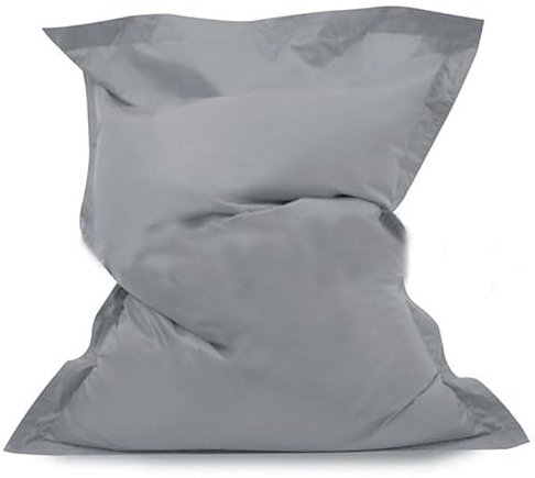 Wasserdichter Outdoor-Sitzsack, Loungesessel für Pool, Entspannungssofa, aufblasbarer Schwimmsack, Hellgrau, 140 cm x 180 cm, perfekt für Strand und Garten