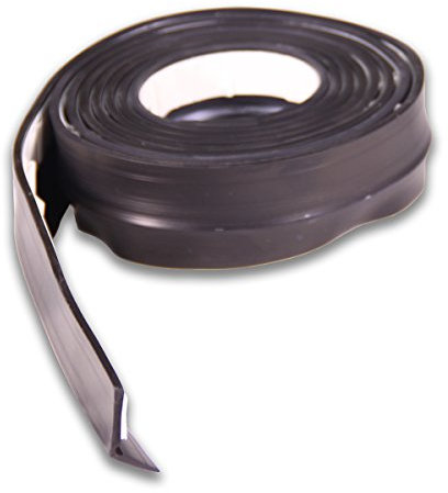 Brinox – Guarnizione in gomma per porte da garage, nero, B82660N