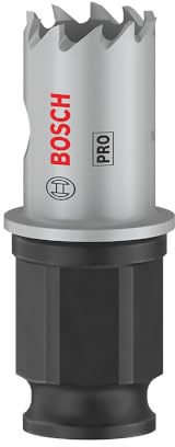 Bosch 1x Scie trépan PRO Sheet Metal Power Change Plus | pour Tôles en acier inoxydable, Tôles en acier, Ø 17 mm Professional Accessoire Perceuses