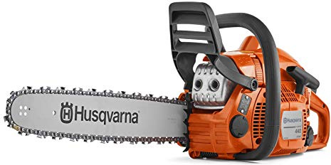 Husqvarna 440 Gas Chainsaw, 40-cc 2.4-HP, 2-Cycle X-Torq Engine, 18 Inch Chainsaw with Smart Start, For Wood Cutting and Tree Trimming
