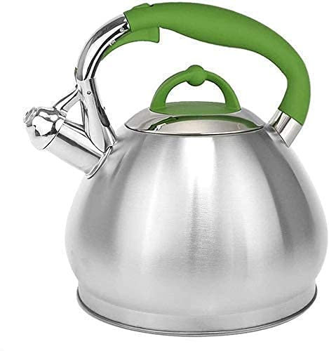 ZHANGDONG Bouilloire INOX Bouilloire sifflante Théière en Fonte Bouilloire en Acier Inoxydable 3.4L, Bouilloire à ébullition Rapide, théière à Induction sifflante, cuisinières appropri