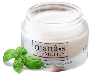 MANÀ·S COSMETICS Crema Facial Premium Quality con Ácido Hialurónico + Retinol + Argireline 30ml - Anti edad de Día y Noche – Previene, Regenera, Reafirma e Hidrata