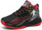 Kmrlofiy Zapatillas de Baloncesto para Niños Moda Calzado de Baloncesto para Niño Aire Libre Deportivas Fitness Antideslizantes para Correr Zapatos de Running (BBA-R17, 33EU)