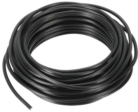 PATIKIL 3,5mm x 30 Piedi Filo di Allenamento per Bonsai, Steli di Filo Floreale Filo Albero in Alluminio Anodizzato per Fissaggio Rami Giardinaggio, Nero