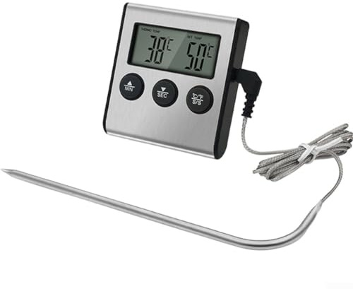 HEBEOT Smart Digital Food Thermometer Digital Meat Thermometer Cooking Grill BBQ Thermometer Hands Free Cooking Thermometer