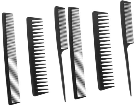 Healeved 2sätze Breiten Und Feinen Kunststoff-haarkämmen Für Männer Und Frauen Antistatisch Hitzebeständig Für Haarstyling Und Friseuranwendungen Teiliges