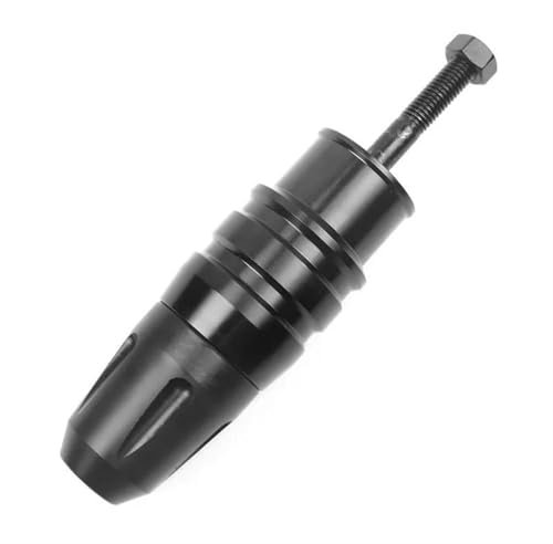 BDDXWSM Motorrad-Auspuff-Sturzpads, Rahmengleiter, Sturzschutz Für Kawasaki Z650 Z800 Z750 Z900 Z900RS Z1000 Z1000SX Z250 Z300 Rahmen-Sturzpads(Schwarz 1St)