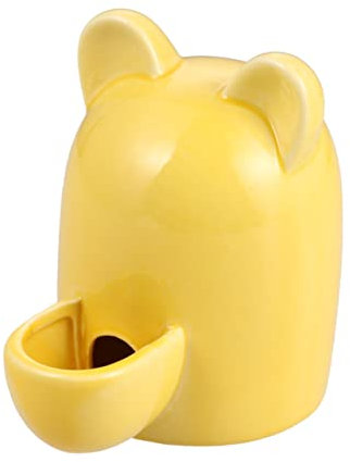 Kisangel Cat Ear Water Feeder Ceramic Pet Automatic Feeder for Hamsters Rabbits Drinking Bowl Self-dispensing Pet Water Dispenser Supplies