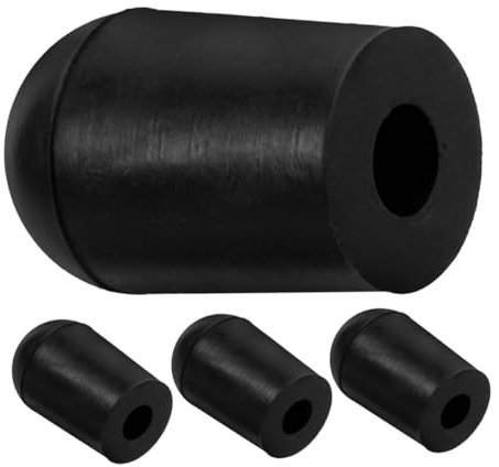 Toyvian 4stücke Rutschfeste Gummikappen Für Kontrabass Endpin Schutzkappen Für Doppelte Bass-endpin Rutschfeste Gummispitzen Zubehör Für Musiker