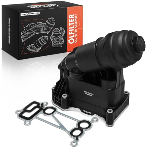 Frankberg Radiatore dell'olio olio motore alloggiamento del filtro | Compatibile con: Serie 5 F10, Serie 3 Touring E91, X1 E84, 4 Cabriolet F33 F83, 4 Gran Coupé F36, 3 Gran Turismo F34