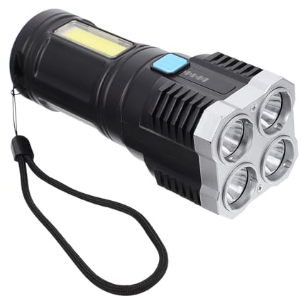 DOITOOL LED e Compatta in Plastica Multifunzionale Ricaricabile Torcia Alta Luminosità per Campeggio e Escursionismo All'aperto