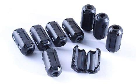 Holibanna 20 Pièces Antiparasites pour Câbles Vga Filtres pour Transmission et Audio