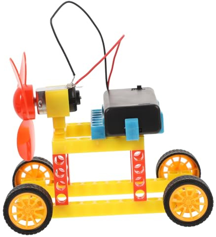BESTonZON Kit De Construction Voiture à Énergie Éolienne Jouet Apprentissage Scientifique pour Garçon Fille Kit Assemblage Stem