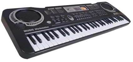 Piano Electrónico Teclado Electrónico Profesional Para Principiantes Adultos 61 Teclas Negro Instrumento Musical Digital