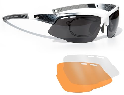 Daisan Fahrradbrille mit Clip für die Sehstärke Radbrille Sportsonnenbrille