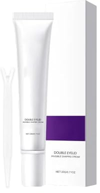 Unsichtbare Doppellid-Styling-Creme, langanhaltend, wasserfest und schnelltrocknend, sanftes, rückstandsfreies, natürliches Finish, ideal für Frauen und Männer