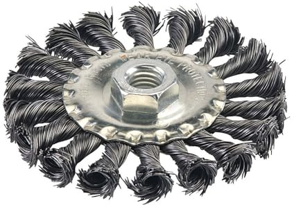 Silverline Tools 398772 - Cepillo circular de acero trenzado (100 mm)
