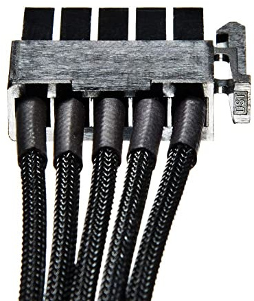 be quiet! Power Cable CS-3310, 1x S-ATA Kabel, einzeln ummantelt, 300 mm Länge, Premium-Verlängerung für BQ modulare Netzteile, hochwertiges Design, Schwarz