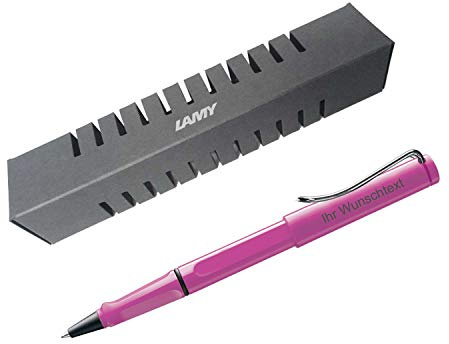 Lamy Tintenroller safari Modell 313, Farbe pink, inkl. Gravur