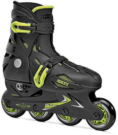 Roces Barn inline-skridskor Orlando 3, svart-lime, 25–29, 400687