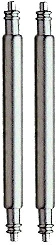 Eichmüller 2 Stück 30mm Edelstahl Federstege Pins Stifte Spring Bars 1,78mm Durchmesser für Uhren Armbänder