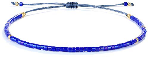 KELITCH Damen Perlen Freundschaft Armbänder Dünne Seil Armbänder Frauen Handgemachte Wrap Mode Schmuck