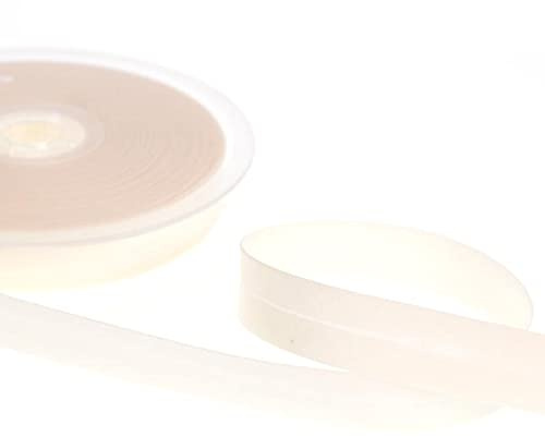 Schrägband, mittelfalz, Polycotton, 18 mm/30 mm, 5 m, Elfenbein, 30 mm
