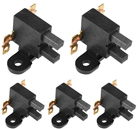 Cepillos de carbón accesorios, 5 piezas 2kw-3kw 168F accesorios de generador de gasolina kit de cepillo de carbón generador de gasolina de alta calidad