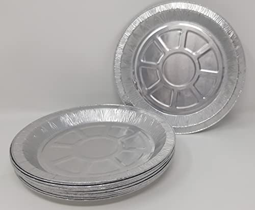 Aluminium Foil 8 20cm Round Pie Flan Tart Plate 20x1.6cm 323cc (8)