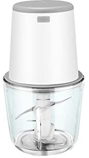 SEIWEI Food Chopper, 600ML Multi-Function USB Charging, White, Wireless, Easy to Disassemble and Clean, Chop, Grind