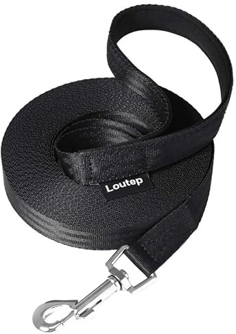 Loutep Schleppleine 3m 5m 10m 15m 20m hundeleine für Hunde kleine große Hund laufleine langlaufleine