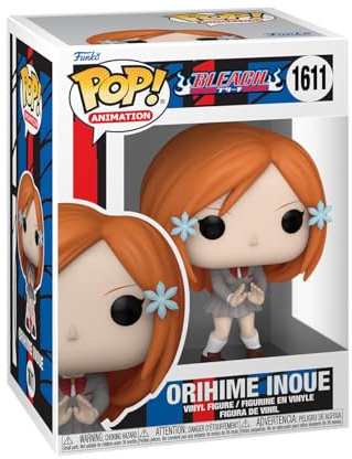 Funko POP! Animation: BLEACH - Orihime Inoue - Bleach - Samlarobjekt Vinylfigur - Presentidé - Officiell Merchandise - Leksaker för Barn & Vuxna - Anime Fans - Modellfigur för samlare och utställning