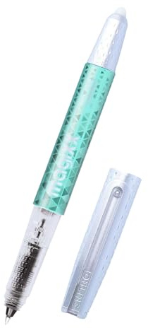 Online magiXX radierbarer Tintenroller Mint mit Tintenpatrone I Rollerball mit 0,7mm Strichstärke I inkl. 1x Patrone blau I radierbarer Stift für Schule, Uni und Büro I thermosensitive Tinte