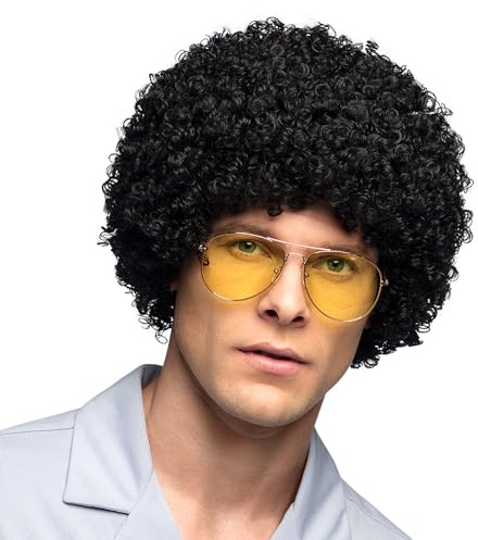 Boland - Perücke Ricardo mit Locken | Kunsthaar Frisur für Kostüm, Mottoparty, Halloween und Karneval