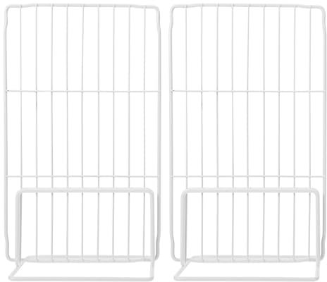 LALADEFIEE Gefriertrennwand Einstellbar Gefrierschrank Organizer Drahttrenner Für Kühlschrank Und Gefriertruhe 31x29x10cm Weiß Mehrschichtige Lagerung Und Luftdurchlässiges Design Für Küche