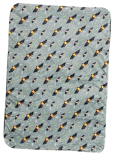 Milisten Selbstwärmendes Katzenbett Mit Halloween-Motiv Beheizte Katzenmatte Aus Hochwertigem Komfortables Katzenkissen Für Gemütlichen Schlaf Tragbar Für Reisen Und Camping