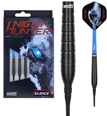 ONE80 Night Hunter Silence 90% Softdarts 18 Gramm