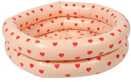 BESPORTBLE Piscine Gonflable pour Enfants Piscine pour Enfants en Plastique Faire Sauter la Flotteur de pour bébé flotteurs pour bébé pour PVC Beige