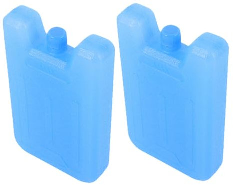 HEMOTON 2pcs Reusable Plastic Cooling Bags Ice Packs for Air Conditioner Fan Refillable Ice Packs for Cooler Daily Use for Lunch Box