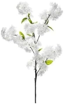 Generico Fiori Artificiali CILIEGIO in Fiore Bianco 97 cm - Stelo con 4 Rami