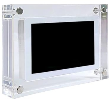 Cornice For Foto Digitale Con Video In Acrilico Da 7 Pollici, Schermo IPS 600x1024, Display NFT, Batteria, Memoria, Altoparlante Condividere Facilmente Momenti