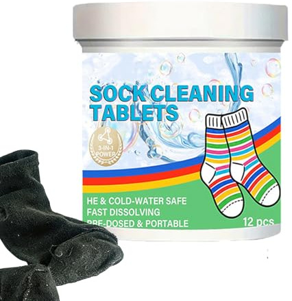 Comprimés de nettoyage | 12 pièces de pastilles délicates anti-calcaire - nettoyant pour enlever les taches | pour usage à la maison, voyage, chambre, salon, hommes et femmes